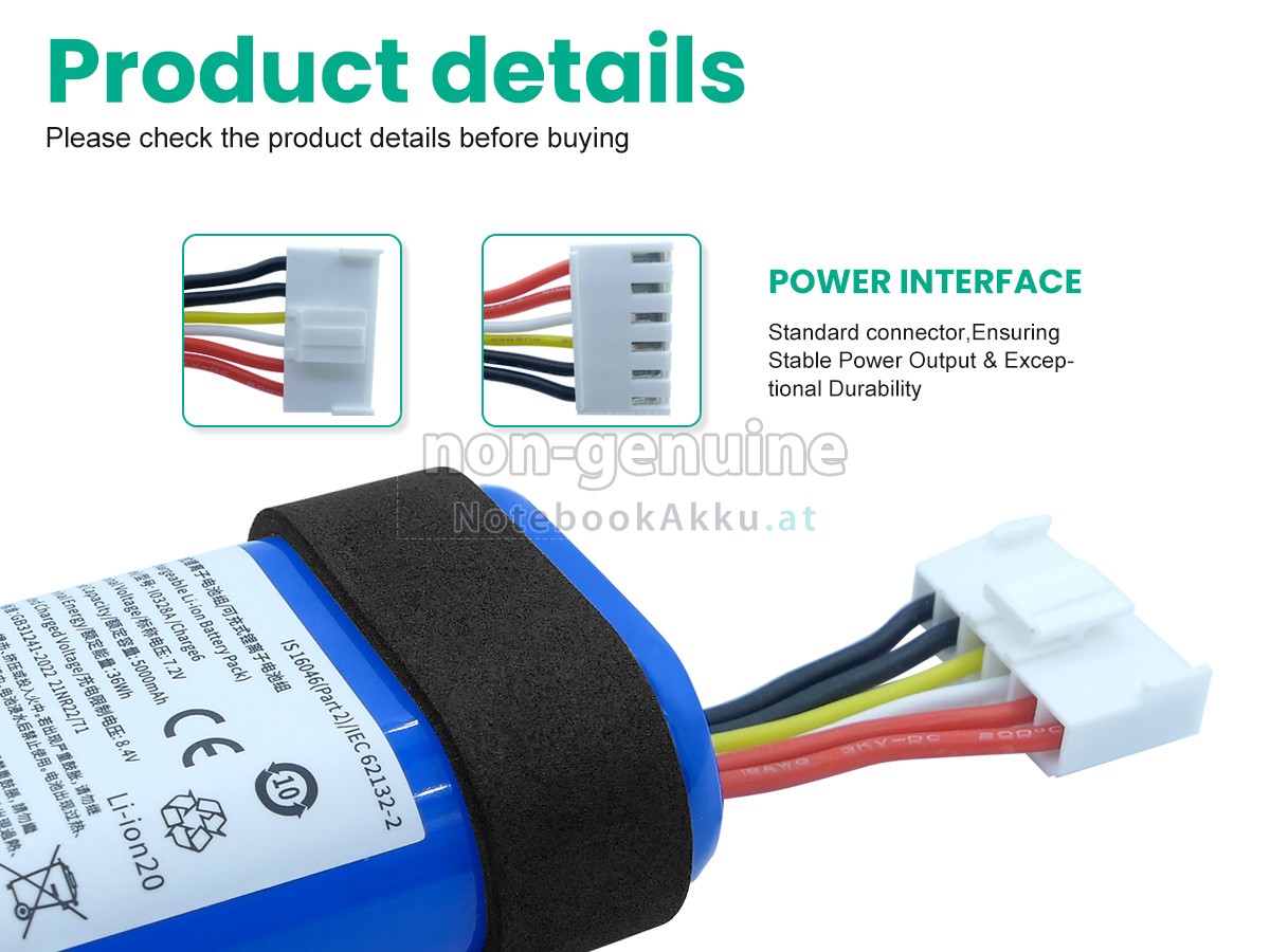 Akku für JBL CHARGE 6