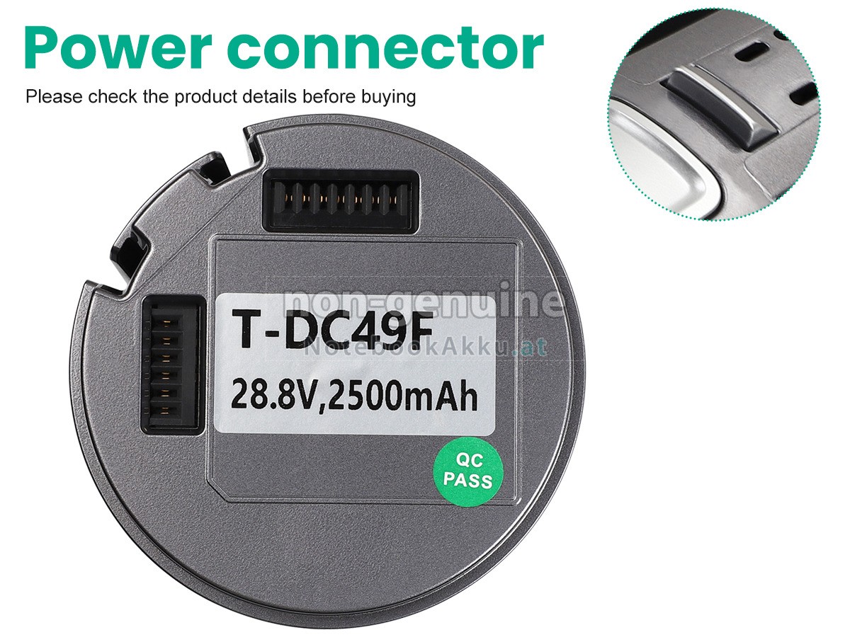Akku für JIMMY T-DC49F