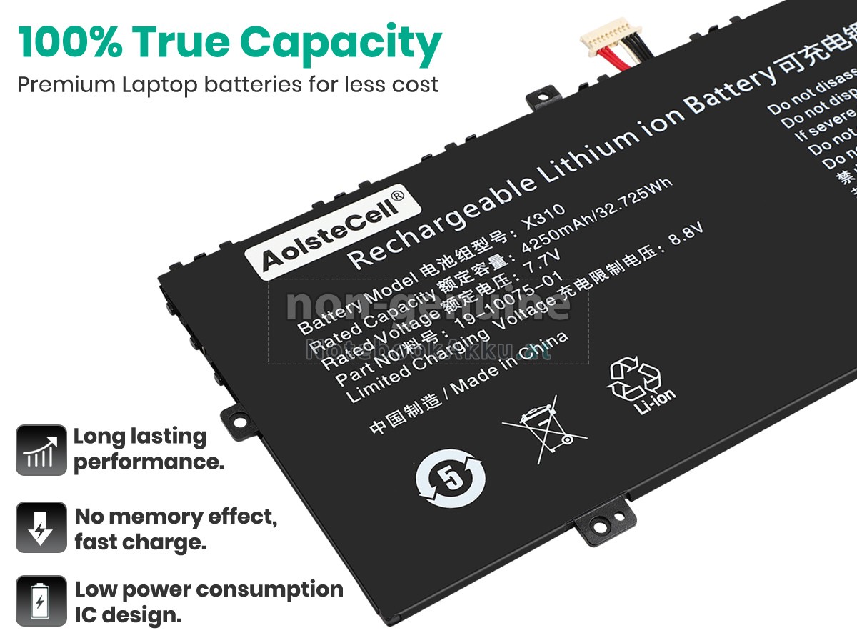 Akku für Jumper LARKBOOK CWI509