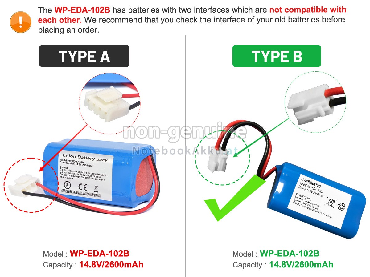 Akku für KADEY YASEN ECG-903A