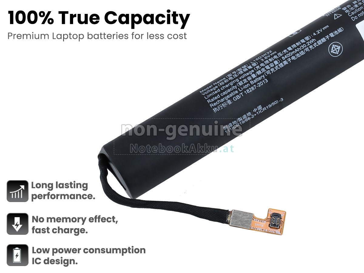 Akku für Lenovo L15D3K32