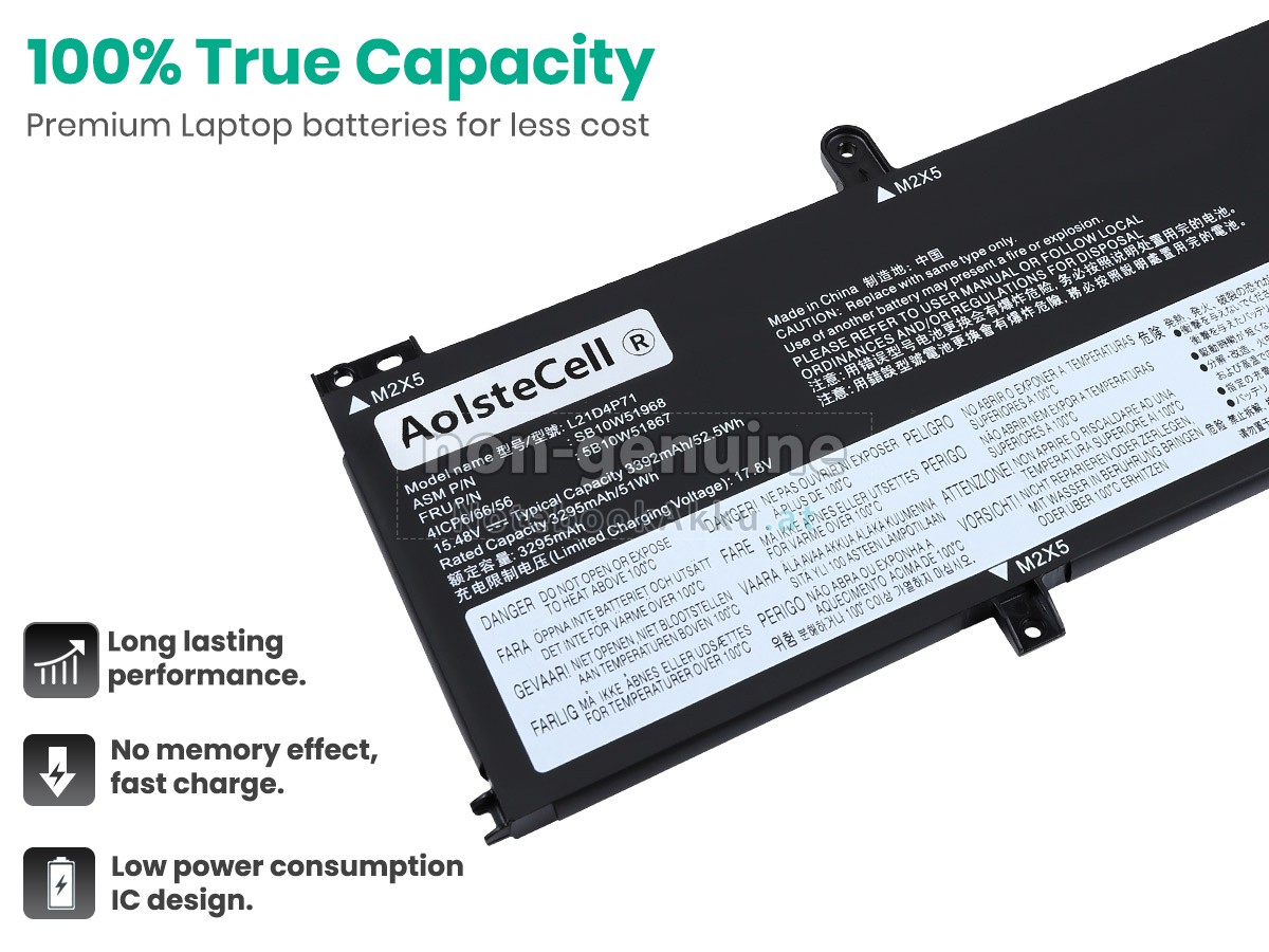 Akku für Lenovo ThinkPad P14S GEN 3 (INTEL)-21AK00ACMZ