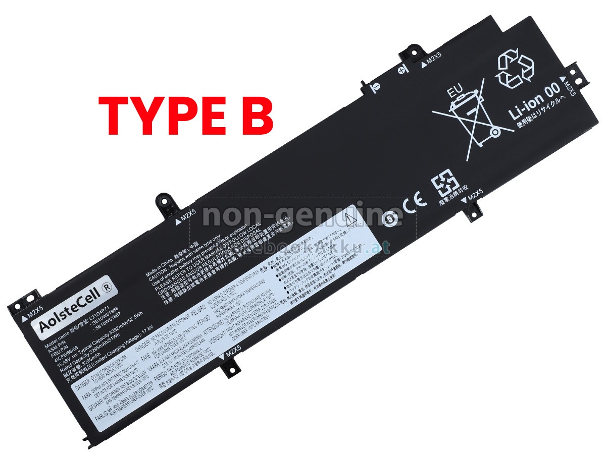 Akku für Lenovo ThinkPad P14S GEN 3 (INTEL)-21AK00ACMZ