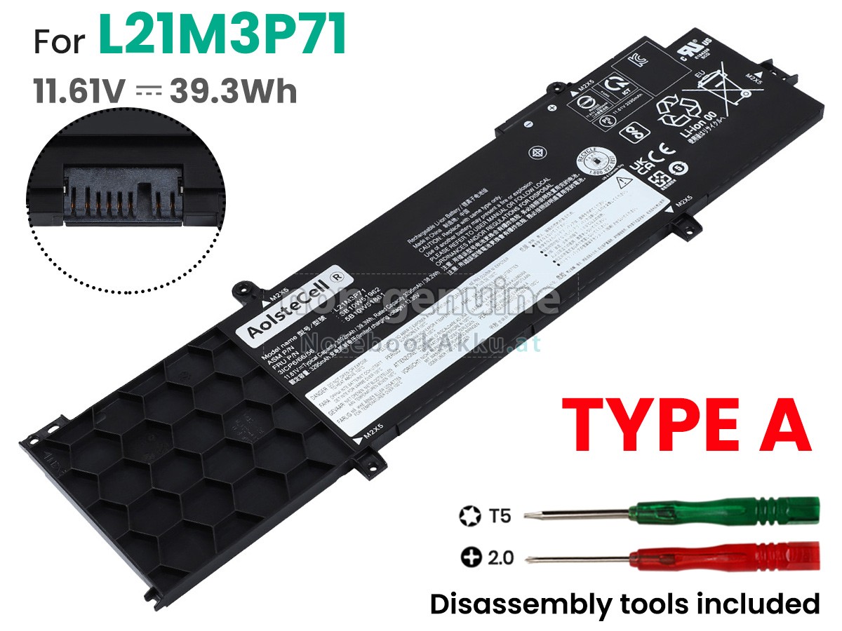 Akku für Lenovo ThinkPad P14S GEN 3 (INTEL)-21AK00ACMZ