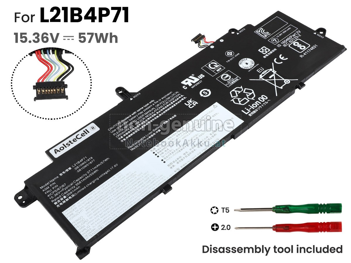 Akku für Lenovo ThinkPad T14S GEN 4 (AMD)-21F8000DSP
