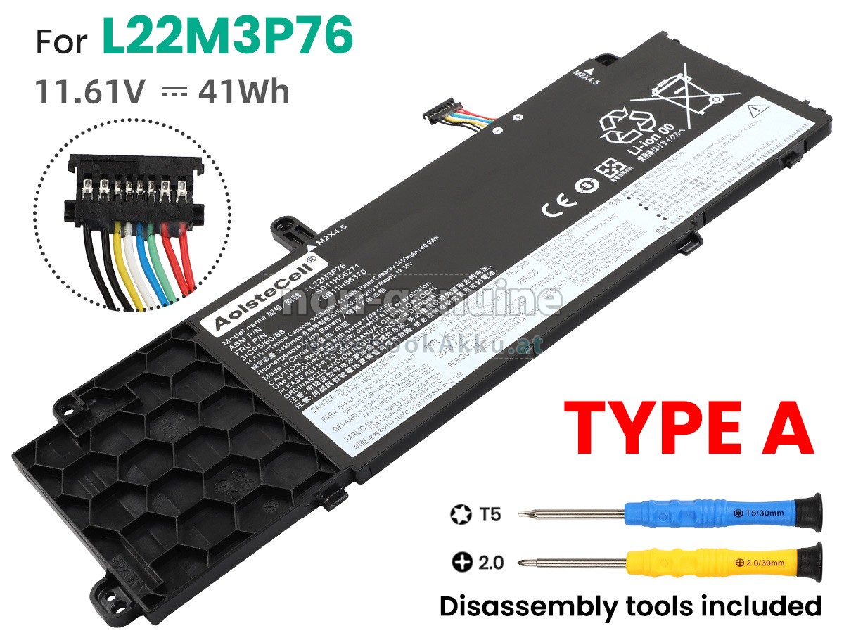 Akku für Lenovo ThinkPad X13 GEN 4-21EX004FMZ