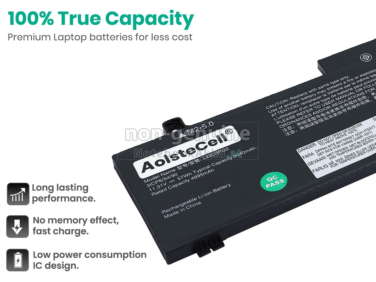 Akku für Lenovo L23C3PG2