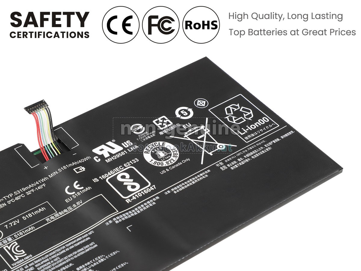 Akku für Lenovo IdeaPad MIIX 720-12IKB-80VV005WGE