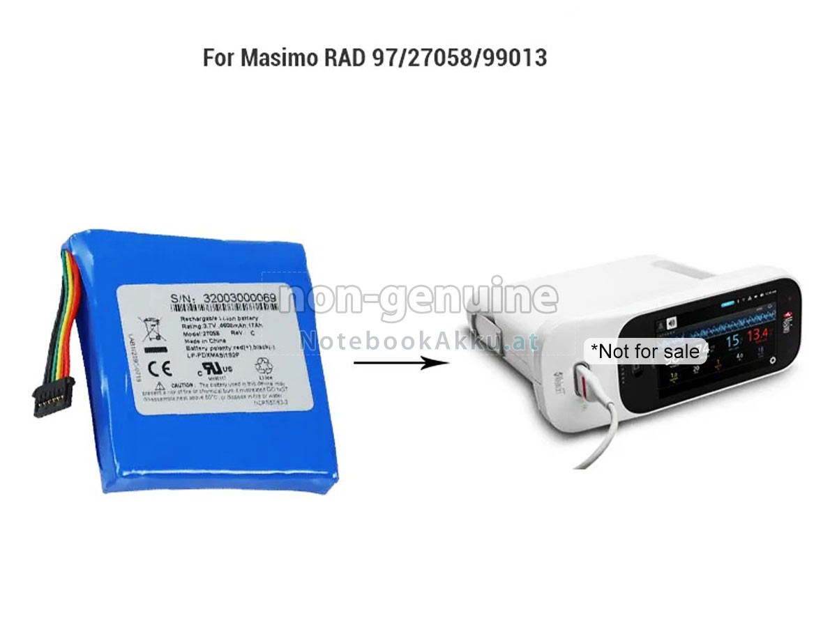 Akku für Masimo 27058