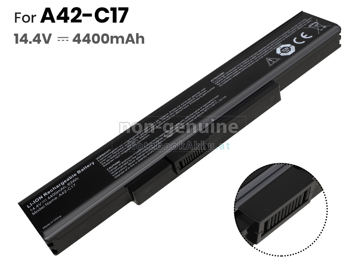 Akku für Medion A41-C17