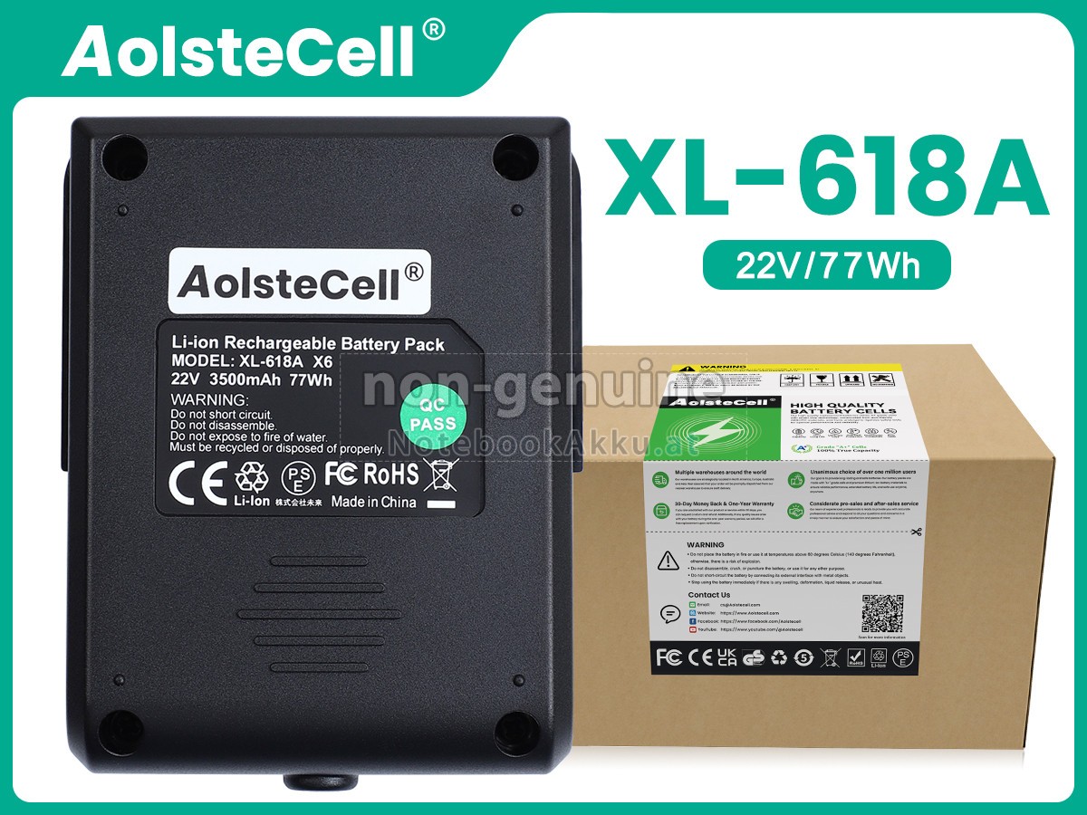 Akku für Moosoo XL-618A