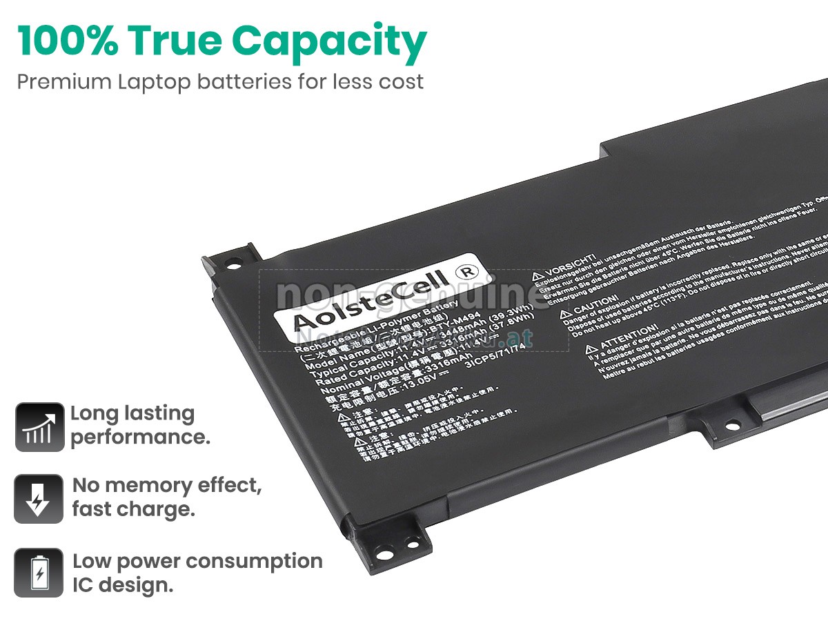 Akku für MSI MODERN 14 C11M-065US