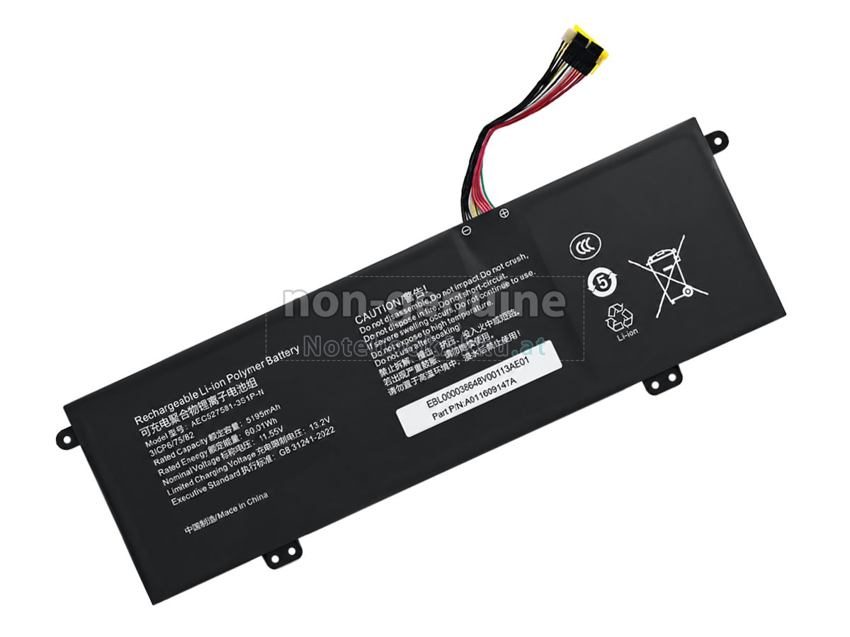 Akku für Ninkear AEC527581-3S1P-N