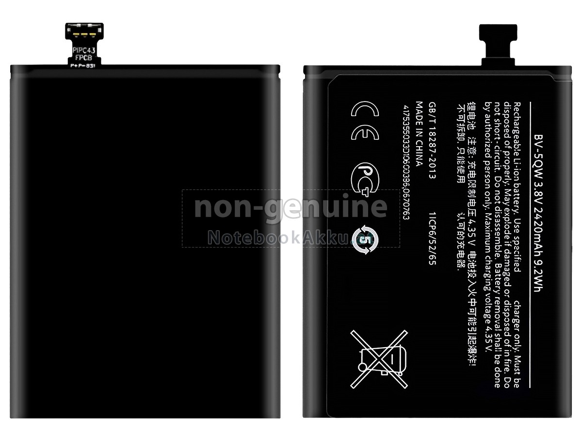 Akku für Nokia BV-5QW