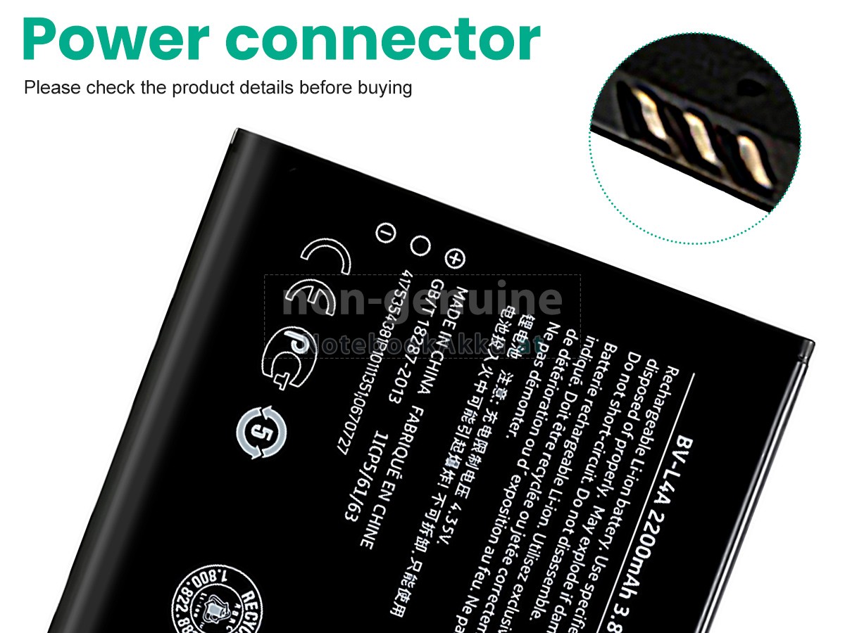 Akku für Nokia BV-L4A