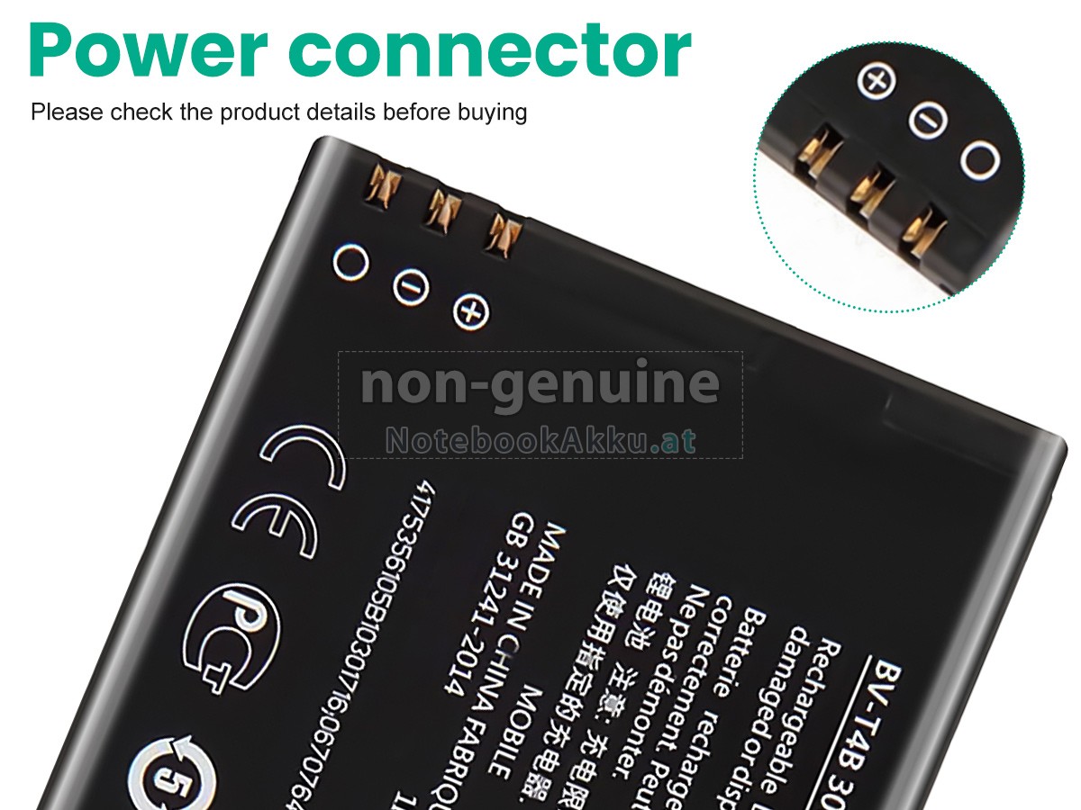 Akku für Nokia BV-T4B