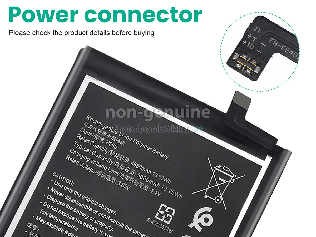 Akku für Nokia P660