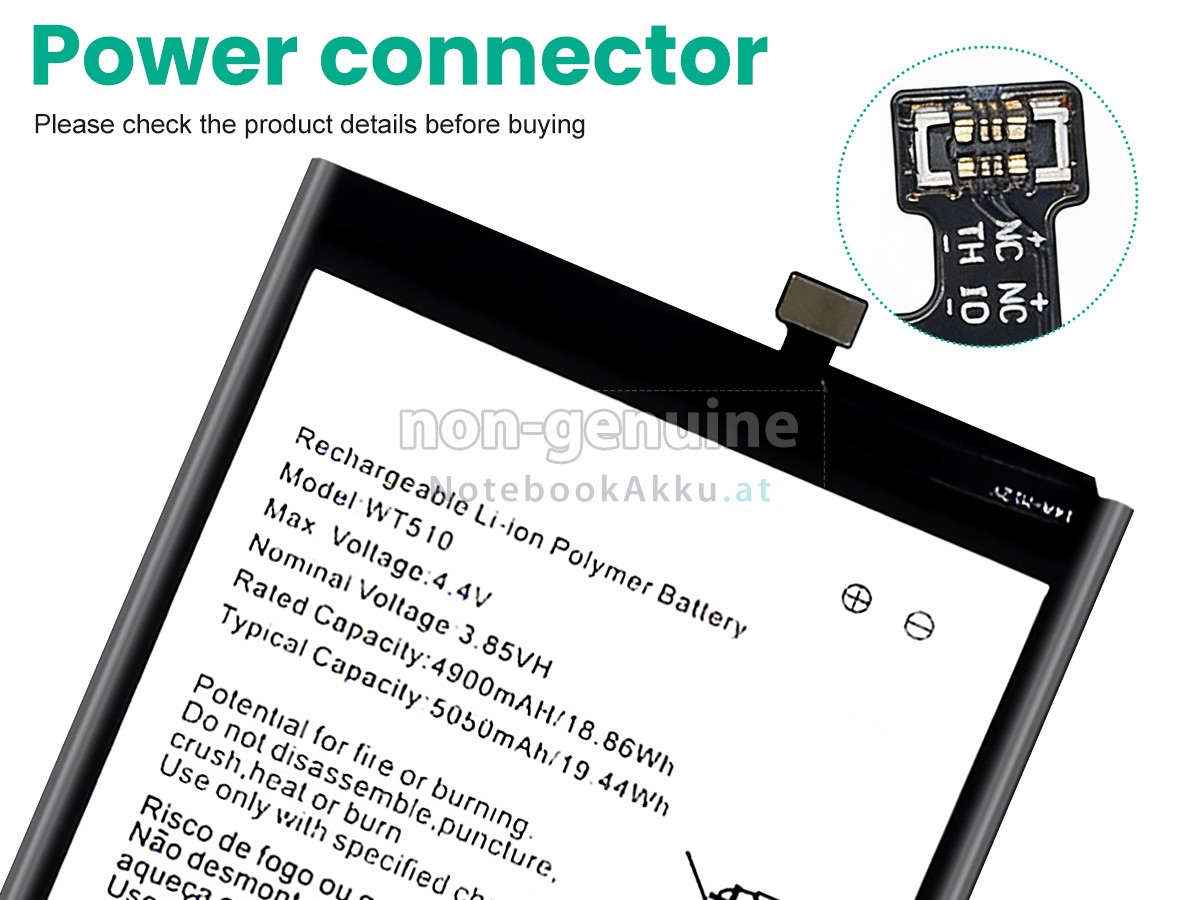 Akku für Nokia WT510