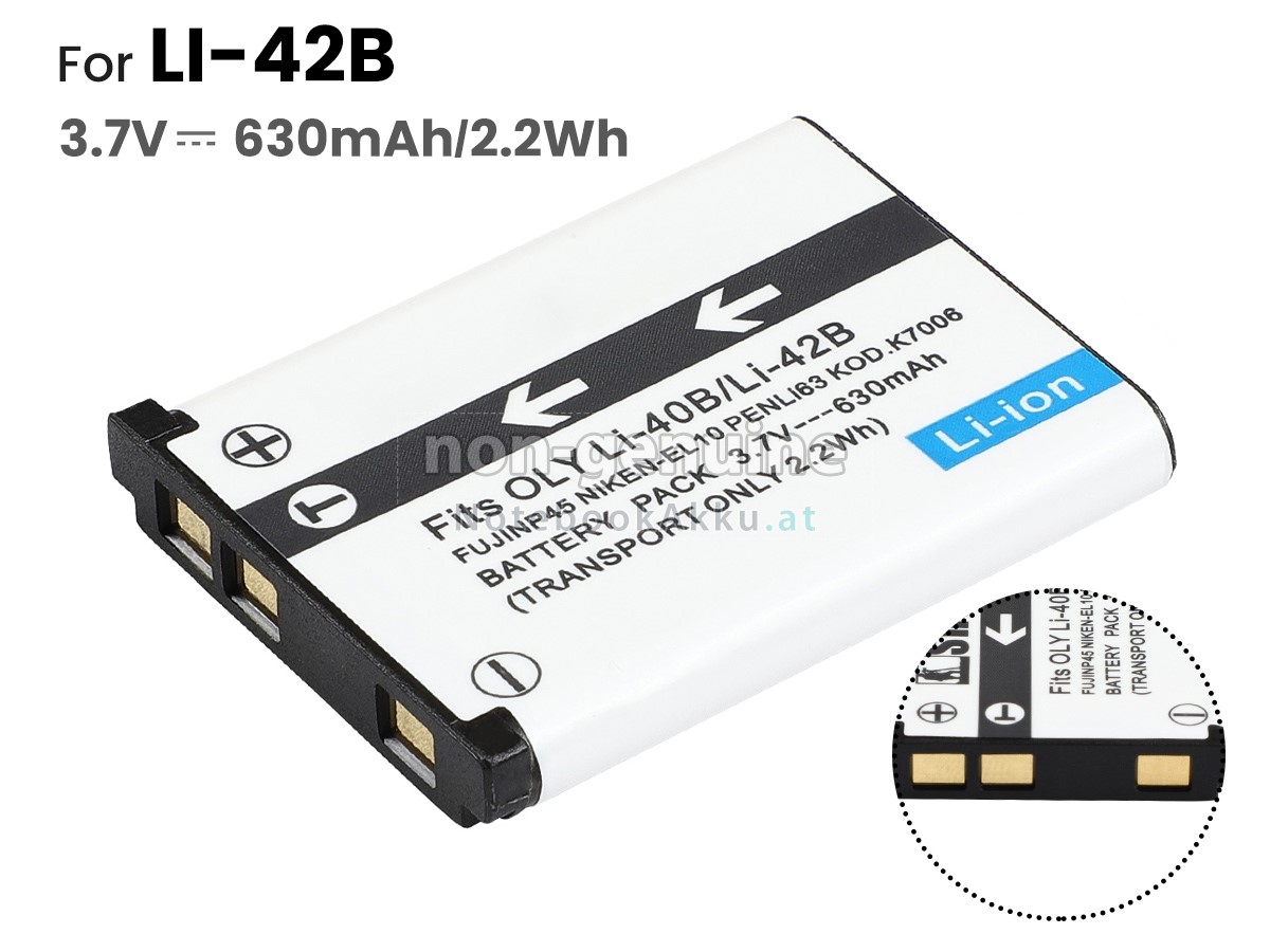 Akku für Olympus FE-350 GRAND ANGLE