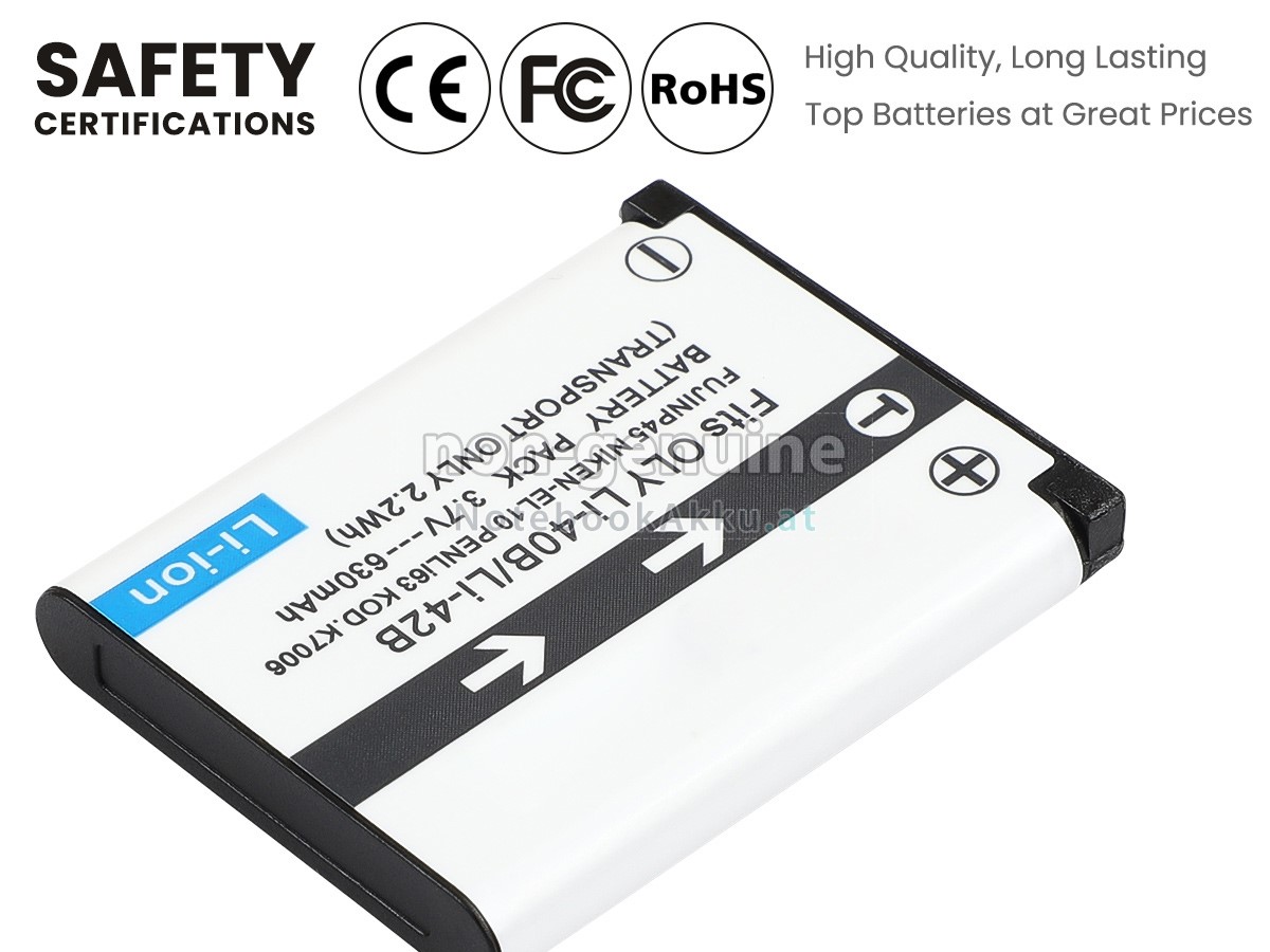 Akku für Olympus FE-350 GRAND ANGLE