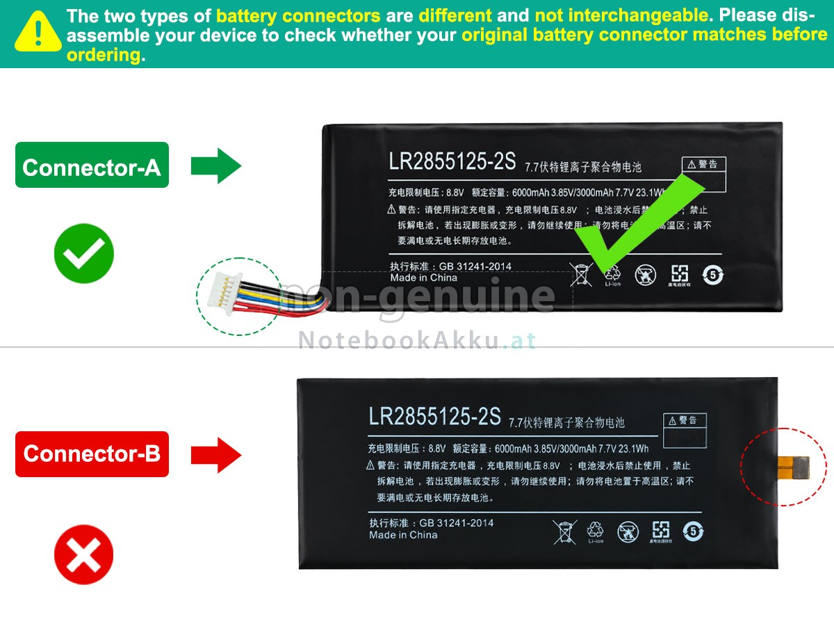 Akku für One netbook PCA1 PRO