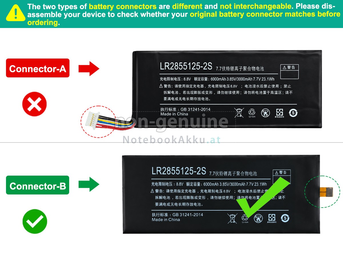 Akku für One netbook PCA1 PRO