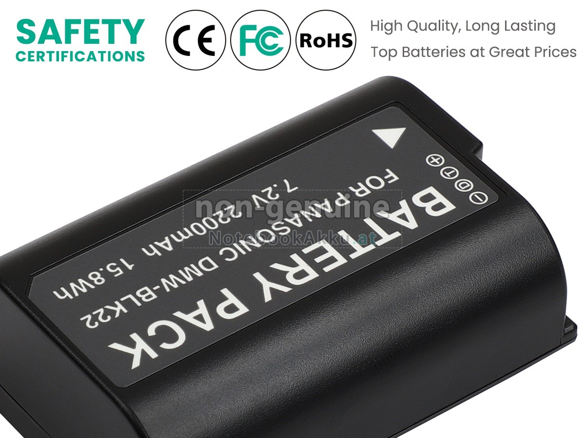 Akku für Panasonic DC-GH5M2M