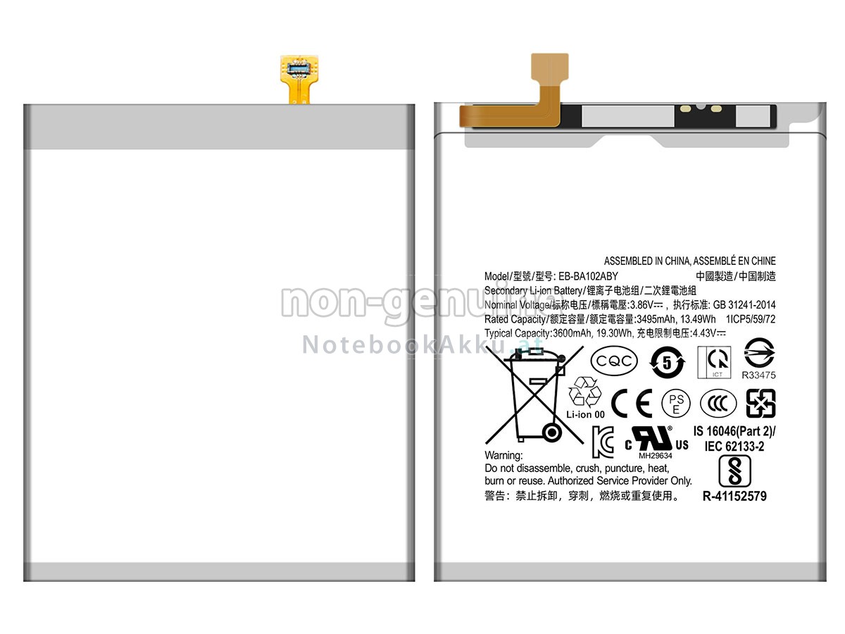 Akku für Samsung EB-BA102ABY