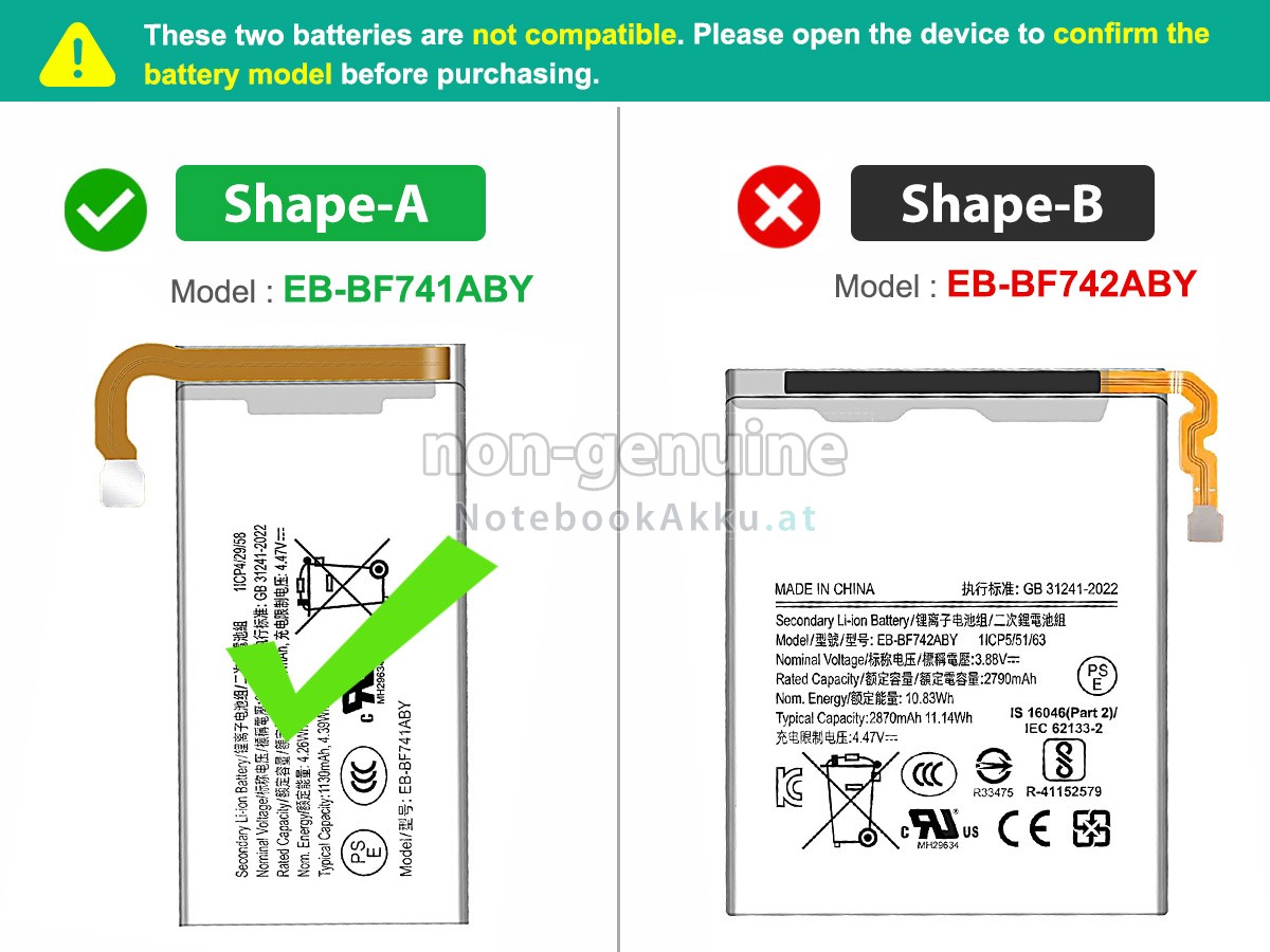 Akku für Samsung Z FLIP 6