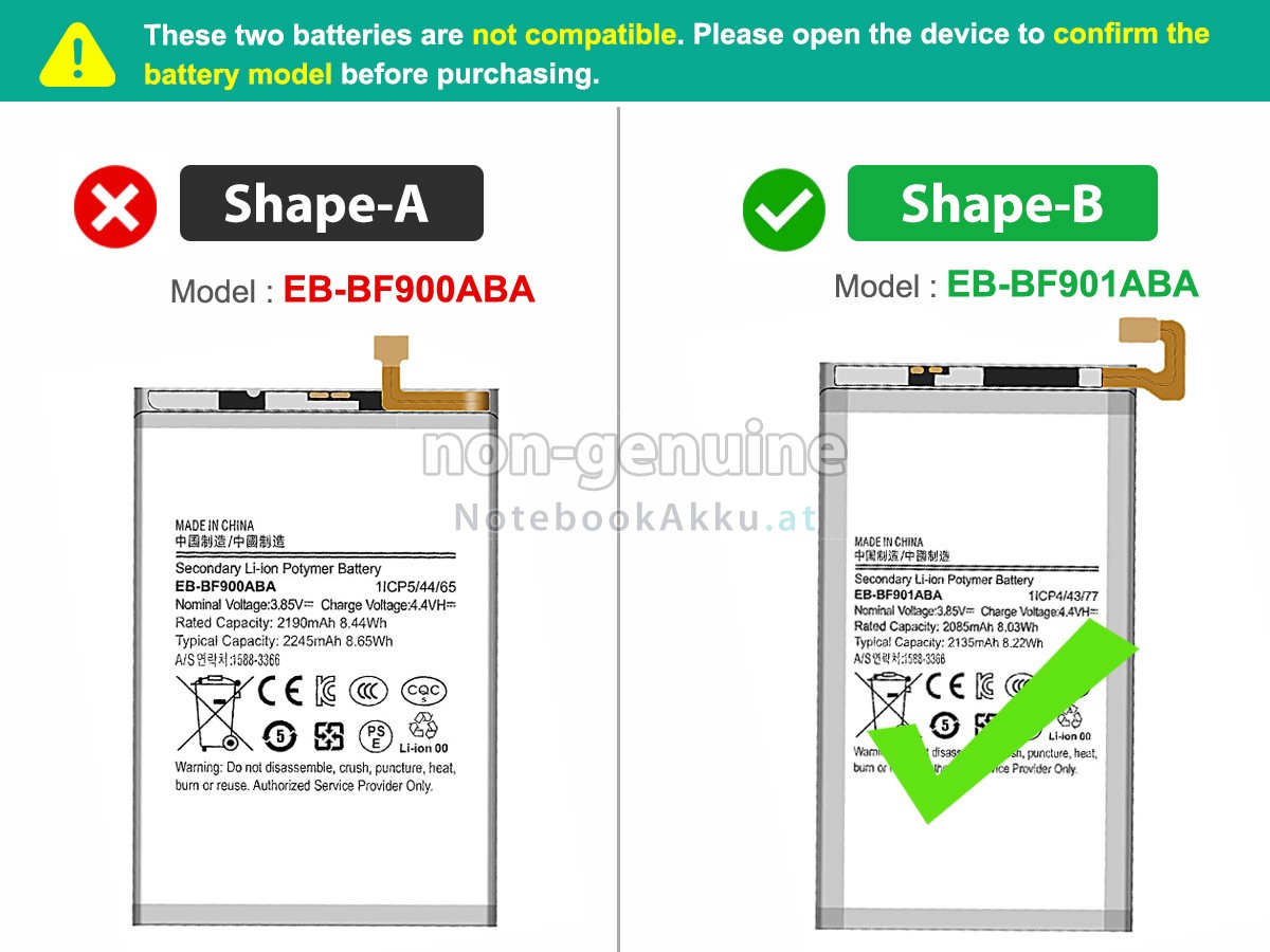 Akku für Samsung Z FOLD1