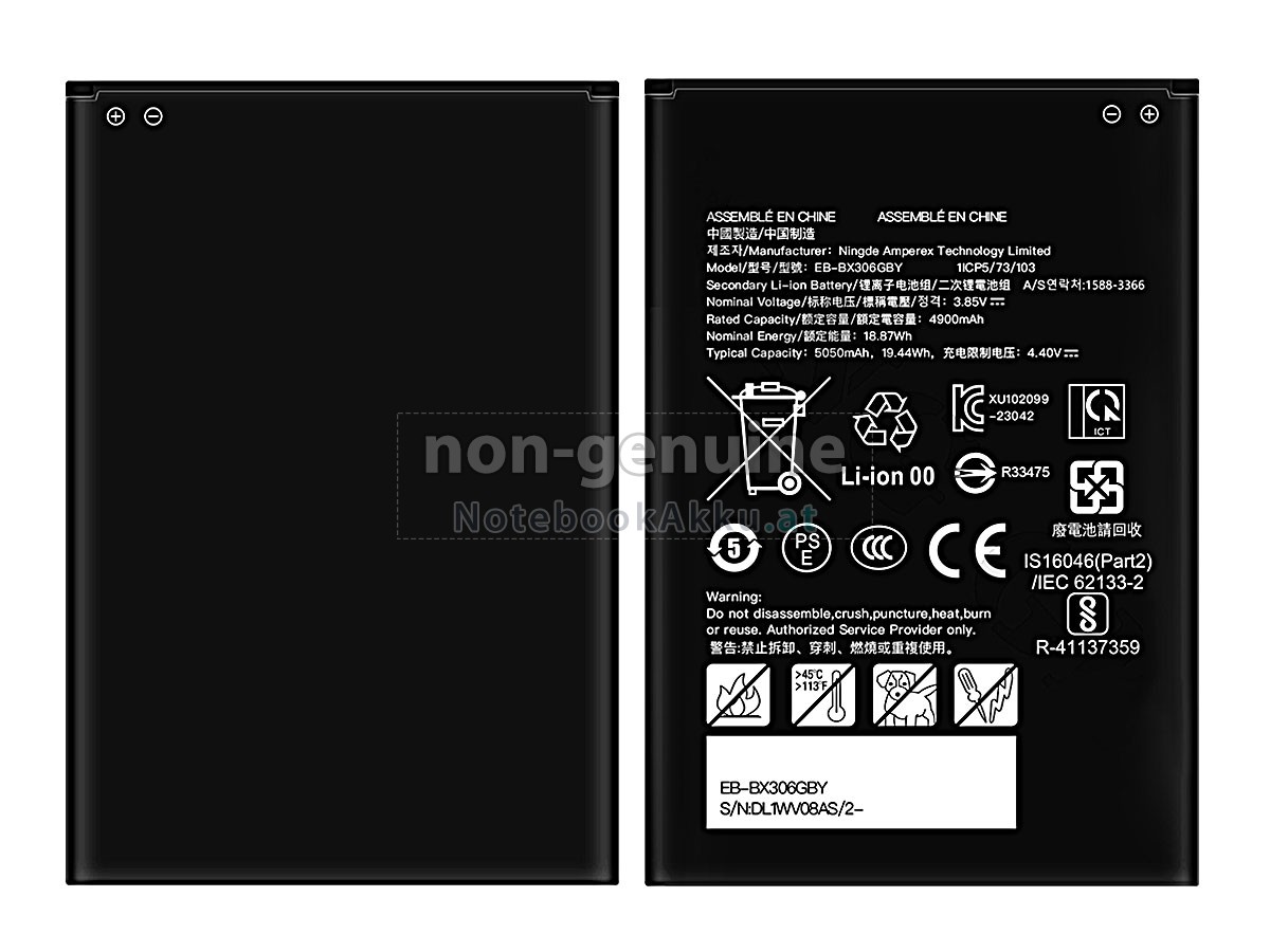 Akku für Samsung EB-BX306GBY