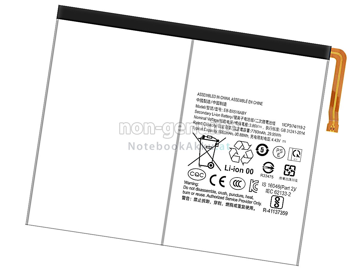 Akku für Samsung TAB S9 FE 2023 X510