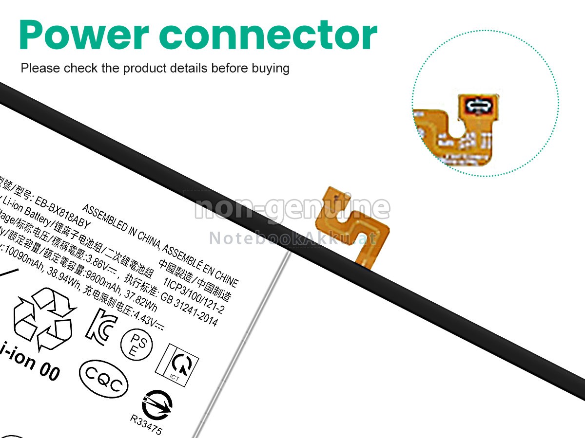Akku für Samsung EB-BX818ABY