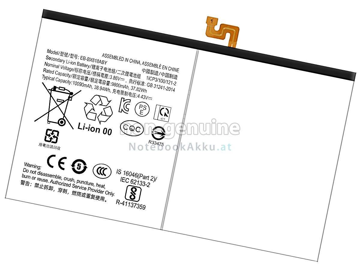 Akku für Samsung EB-BX818ABY