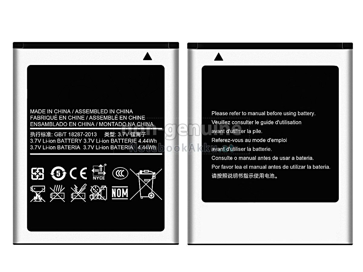 Akku für Samsung C6712 STAR Ⅱ DUOS
