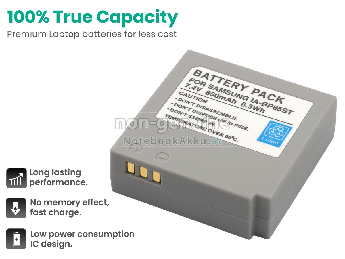 Akku für Samsung SC-HMX10C