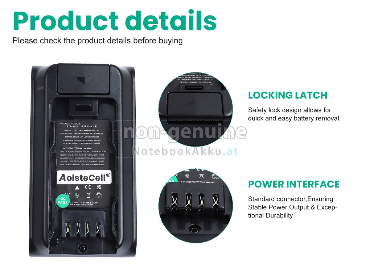 Akku für Shark XBTR625KSL