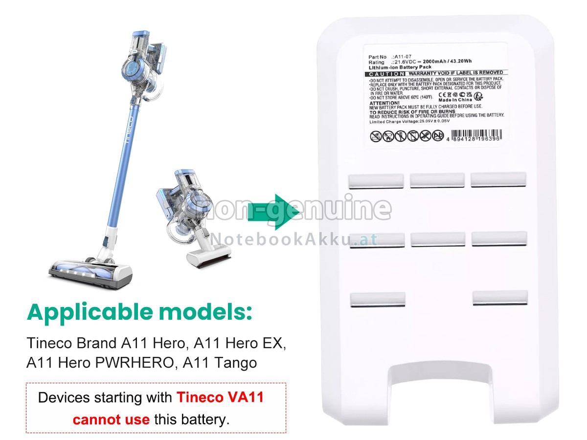 Akku für Tineco A11-07