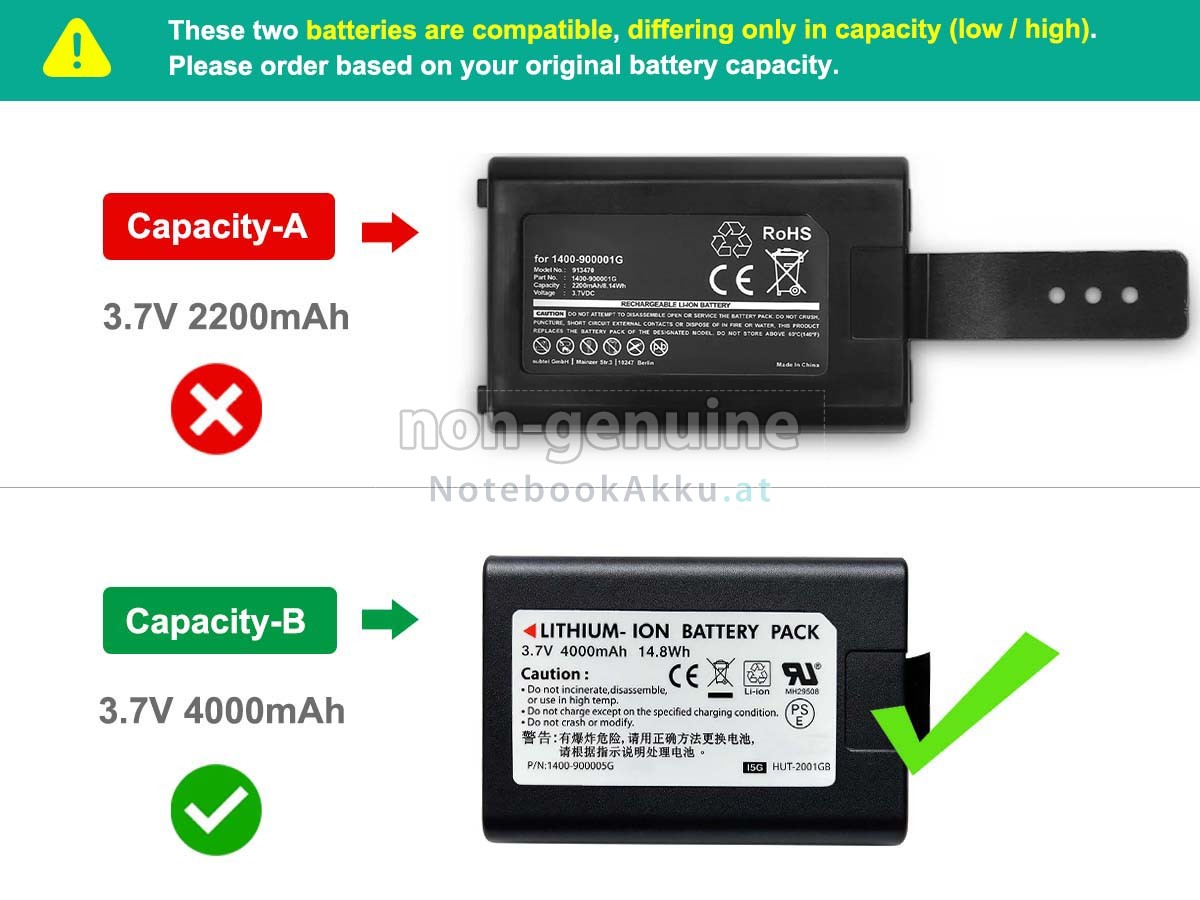 Akku für Unitech PA690