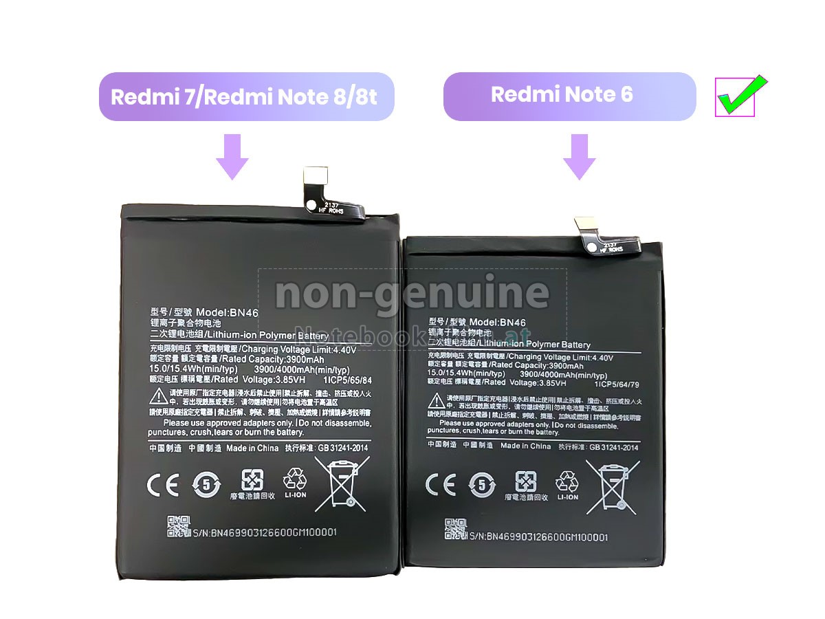 Akku für XiaoMi REDMI NOTE 6