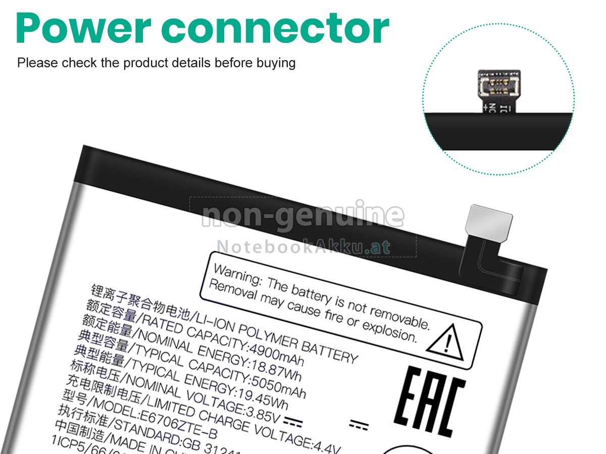 Akku für ZTE E6706ZTE-B