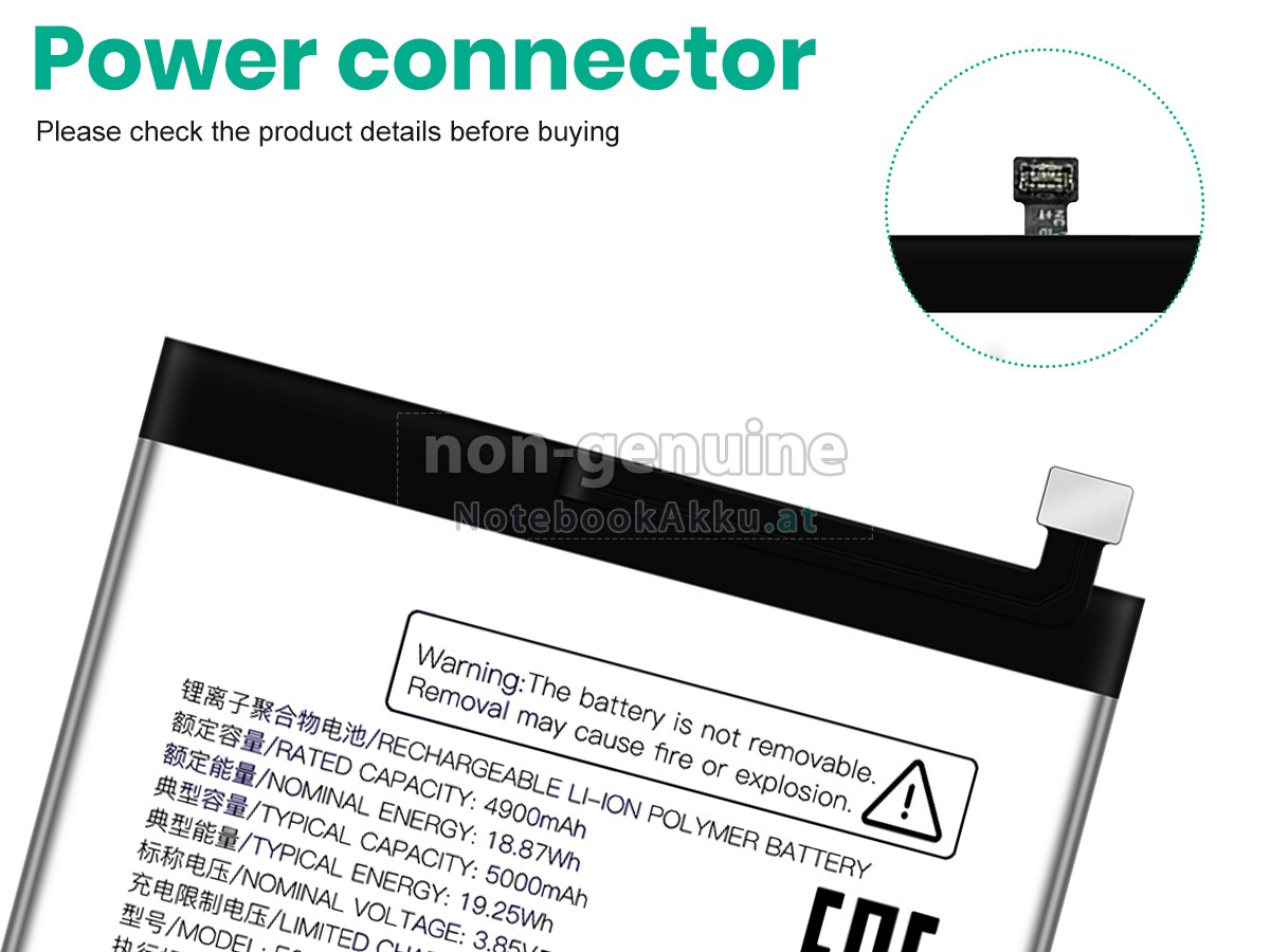 Akku für ZTE E6718ZTE-B