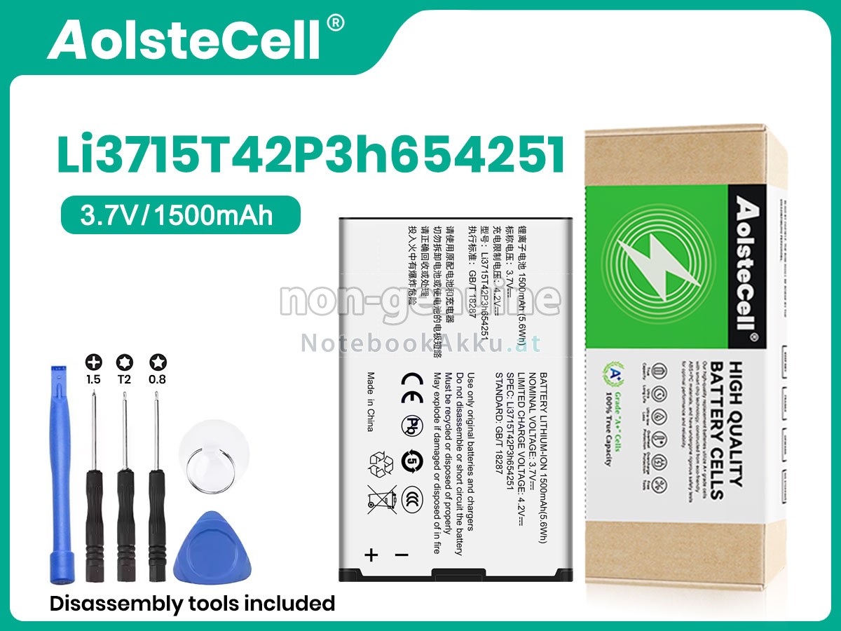 Akku für ZTE LI3715T42P3H654251