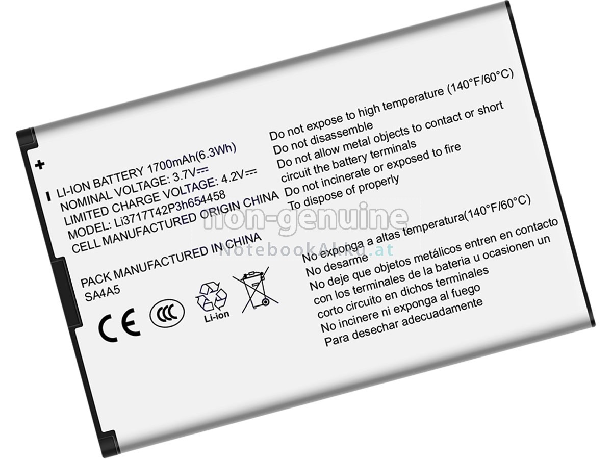 Akku für ZTE LI3717T42P3H654458